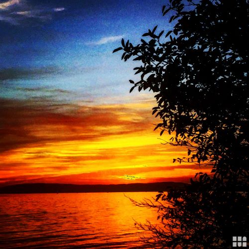 Sonnenuntergang am Bodensee