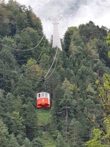 Eine Reise in das Berchtesgadener Land Seilbahn auf den Predigtstuhl